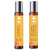 Óleos Essenciais Prontos Citronela e Eucalipto Roll On 10ml Óleos Essenciais Prontos Citronela e Eucalipto Roll On 10ml