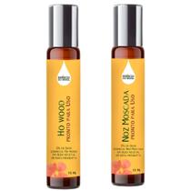 Óleos Essenciais Prontos Ho Wood E Noz-Moscada Roll On 10Ml