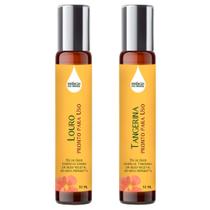 Óleos Essenciais Prontos Louro E Tangerina Roll On 10Ml Óleos Essenciais Prontos Louro E Tangerina Roll On 10Ml