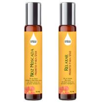 Óleos Essenciais Prontos Noz-Moscada e Relaxar Roll On 10ml