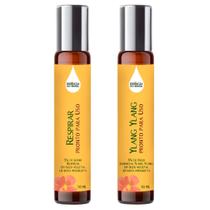 Óleos Essenciais Prontos Respirar e Ylang Ylang Roll On 10ml Óleos Essenciais Prontos Respirar e Ylang Ylang Roll On 10ml