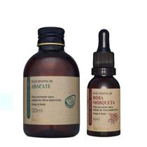 Óleos Vegetais Abacate e Rosa Mosqueta: Hidratação, Regeneração e Beleza Natural - Via Aroma Óleos Vegetais Abacate e Rosa Mosqueta: Hidratação, Regeneração e Beleza Natural - Via Aroma