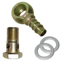 Olhal Banjo Parafuso Oco 16mm X Tubo Nylon 12x9mm Diesel