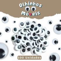 Olhinhos Móveis Para Artesanato - 15Mm Pacote Com 100 Unidades - NYBC