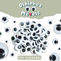 Olhinhos Móveis Para Artesanato - 20Mm Pacote Com 100 Unidades - NYBC