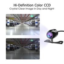Olho de Gato Automotivo Câmera Ré Universal HD 170 Graus Sensor de Imagem Noturno Estacionar