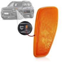 Olho de gato refletor jeep renegade 2015 a 2023 laranja lado esquerdo