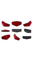 Olho de Gato Refletor Traseiro Honda CG Titan 150 Mix e Fan 150 ESI Código 33741 Olho de Gato Refletor Traseiro Honda CG Titan 150 Mix e Fan 150 ESI Código 33741