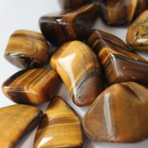 Olho de Tigre Cristal Rolado Pedra Natural - A Pedra da Auto Estima