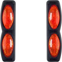 Olho Gato Duplo Oval Preto/Amarelo