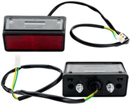 Olho Gato Traseiro CG 150 160 Titan 14 15 16 17 18 19 20 21 22 Refletor C/ Fiação - Plasmoto