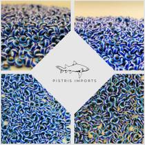 Olho grego poliester/acrilico 8mm 20 pcs