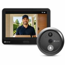Olho Mágico Digital Ezviz HP4 WiFi Full HD 1080P c/ Áudio Bidirecional e Visão Noturna Olho Mágico Digital Ezviz HP4 WiFi Full HD 1080P c/ Áudio Bidirecional e Visão Noturna