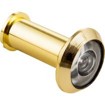Olho Magico Dourado Visor Porta Madeira Ângulo 200º 16mm