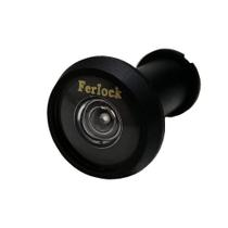 Olho Mágico Visor Para Porta 200º 26 A 46Mm Preto - Ferlock