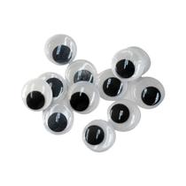 Olho Móvel Para Artesanato 6mm Preto C/ 100uni - Kit