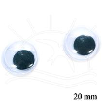 Olho Móvel para Artesanato nº20 - 100 unid