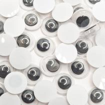 Olho Móvel Para Artesanato Plástico 8mm 150pçs 9g