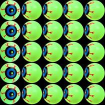 Olhos de plástico de Halloween GXXMEI Glow in The Dark 30 unidades Olhos de plástico de Halloween GXXMEI Glow in The Dark 30 unidades