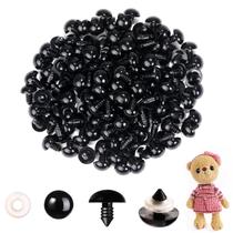 Olhos de Segurança MUCUNNIA 18mm Plástico Preto 400pcs