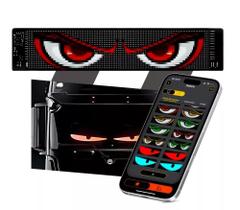 Olhos Led Para Para-brisa De Caminhão De Carro Enfeite De Lojas Painel Tela Led Flexível 35CM