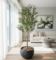Oliveira Artificial Realista Grande Árvore Decoração Sala 2.10 Metros, Plantas para Decoração de Casa, Escritório, Cozinha, Sala De Estar. Oliveira Artificial Realista Grande Árvore Decoração Sala 2.10 Metros, Plantas para Decoração de Casa, Escritório, Cozinha, Sala De Estar.