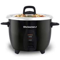 Olla Arrocera Elite Gourmet ERC2001BX de Acero Inoxidable para 10 Tazas