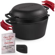 Olla Holandesa Cuisinel Multiusos de Hierro Fundido de 5 Cuartos