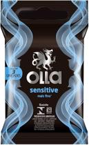 Olla Sensitive Preservativo Camisinha 3 Unidades Lubrificado Conforto e Sensibilidade Olla Sensitive Preservativo Camisinha 3 Unidades Lubrificado Conforto e Sensibilidade