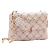 olsa Feminina Chenson Monograma 3485377 Com Corrente Fecho Metálico Bolso Externo E Espelho