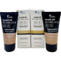 Olya make up sunblock bege escuro 30fps