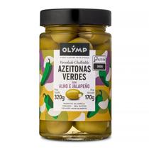 Olymp Azeitonas Verdes com Alho e Jalapeño 200g