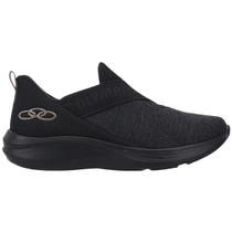 Olympikus Easy 3 Mescla Preto Feminino Ultraleve Esportivo -