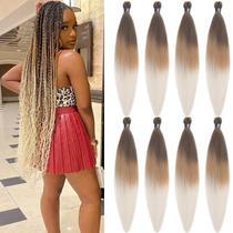 Ombre pré-esticado de 32 cm para tranças em caixa