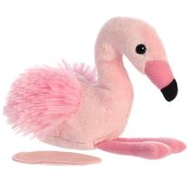 Ombreiras de Pelúcia Aurora Fay Flamingo - Encanto e Estilo