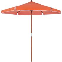 Ombrellone Central Itapema em Madeira 2,00m Laranja Bel Ombrellone Central Itapema em Madeira 2,00m Laranja Bel