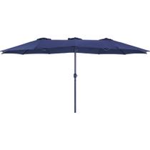 Ombrellone Retangular Oversize em Alumínio 4,60m x 2,70m Azul Marinho Bel Ombrellone Retangular Oversize em Alumínio 4,60m x 2,70m Azul Marinho Bel