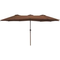 Ombrellone Retangular Oversize em Alumínio 4,60m x 2,70m Marrom Bel Ombrellone Retangular Oversize em Alumínio 4,60m x 2,70m Marrom Bel