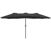 Ombrellone Retangular Oversize em Alumínio 4,60m x 2,70m Preto Bel Ombrellone Retangular Oversize em Alumínio 4,60m x 2,70m Preto Bel