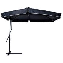 Ombrellone Simone Preto Susp Regulavel Alavanca 3 mts 69367 Ombrellone Simone Preto Susp Regulavel Alavanca 3 mts 69367