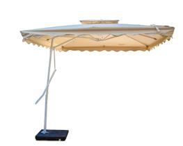 Ombrelone 2,50x2,50 Lateral Guarda Sol Jardim Restaurante Bege 4240BG Frigopro