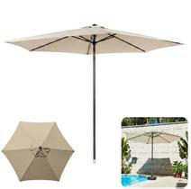 Ombrelone 3 metros Guarda Sol Sombreiro 6 Hastes Central Jardim Piscina JURERÊ - AMZ - Ombrelone 3 metros Guarda Sol Sombreiro 6 Hastes Central Jardim Piscina JURERÊ - AMZ -