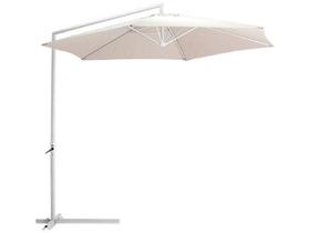 Ombrelone Aço 3m Guarda Sol Com Base Manivela Malibu Bege - Mor
