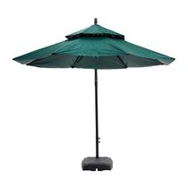 Ombrelone Articulado Verde de 2,7m em Poliéster Estrutura em Alumínio e Proteção contra Raios UV