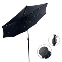 Ombrelone Base 2,70 mts Articulado Led e Manivela IMPORTWAY Ombrelone Base 2,70 mts Articulado Led e Manivela IMPORTWAY