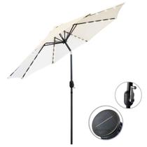 Ombrelone Base Central Articulado Redondo 2,7m Alumínio com Led Piscina Importway Iwobcal-270 Ombrelone Base Central Articulado Redondo 2,7m Alumínio com Led Piscina Importway Iwobcal-270