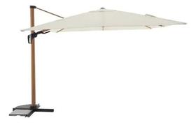 Ombrelone Bege Lateral Aluminio Rotacao 300x300 Cm Cinza Ombrelone Bege Lateral Aluminio Rotacao 300x300 Cm Cinza