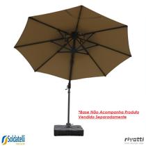 Ombrelone Belize Grafite ou Fendi Sem Base - Rivatti - Ombrelone Belize Grafite ou Fendi Sem Base - Rivatti -