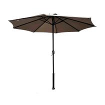 Ombrelone Central 2,70m Bali Fendi Alumínio com Manivela Rivatti sem Base