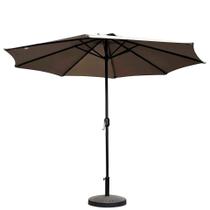 Ombrelone Central Bali Rivatti 270 cm em Alumínio com Base HDPE e Capa em Poliéster Fendi Ombrelone Central Bali Rivatti 270 cm em Alumínio com Base HDPE e Capa em Poliéster Fendi